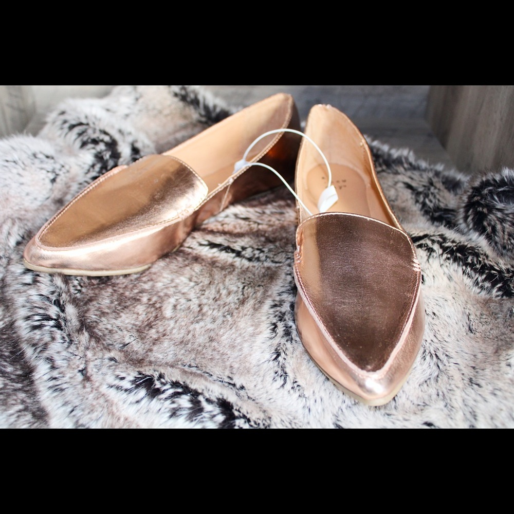 Rose Gold Loafers